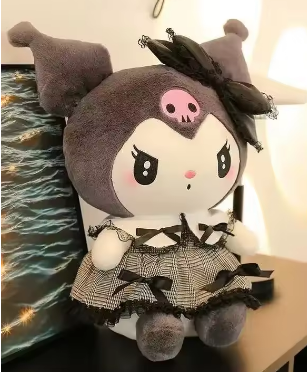 Plush toy with a witch design on a table